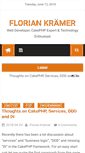 Mobile Screenshot of florian-kraemer.net